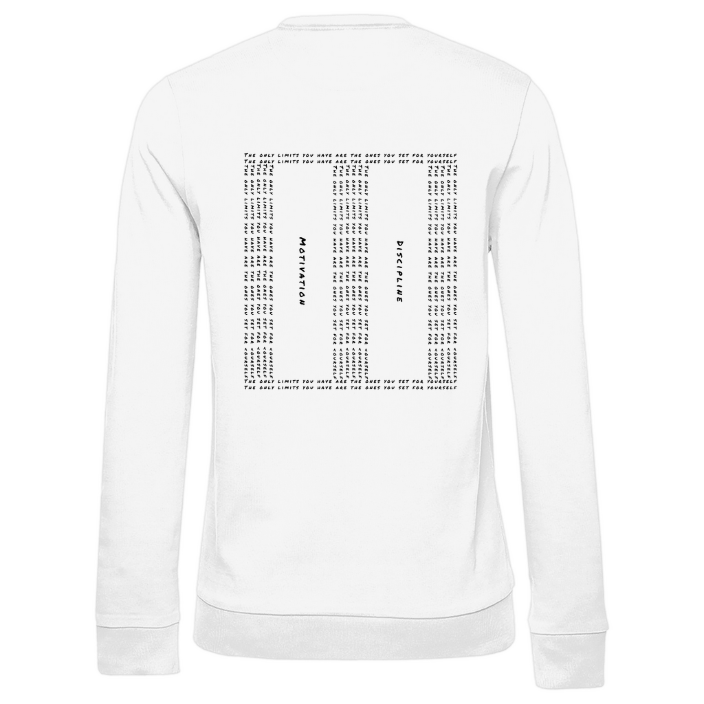 Sweatshirt mit Spruch um deine Disziplin zu stärken