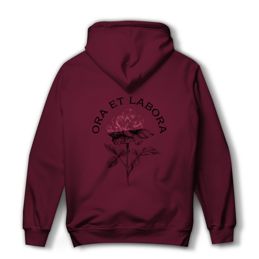 Eleganter Damen Hoodie in Rot