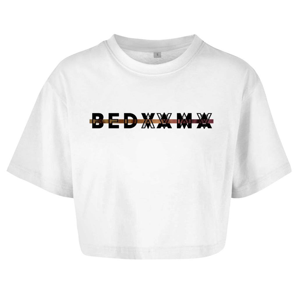 Elegantes weißes Crop Top