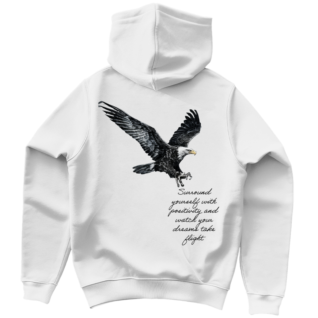 Hoodie Pullover mit Adler Design
