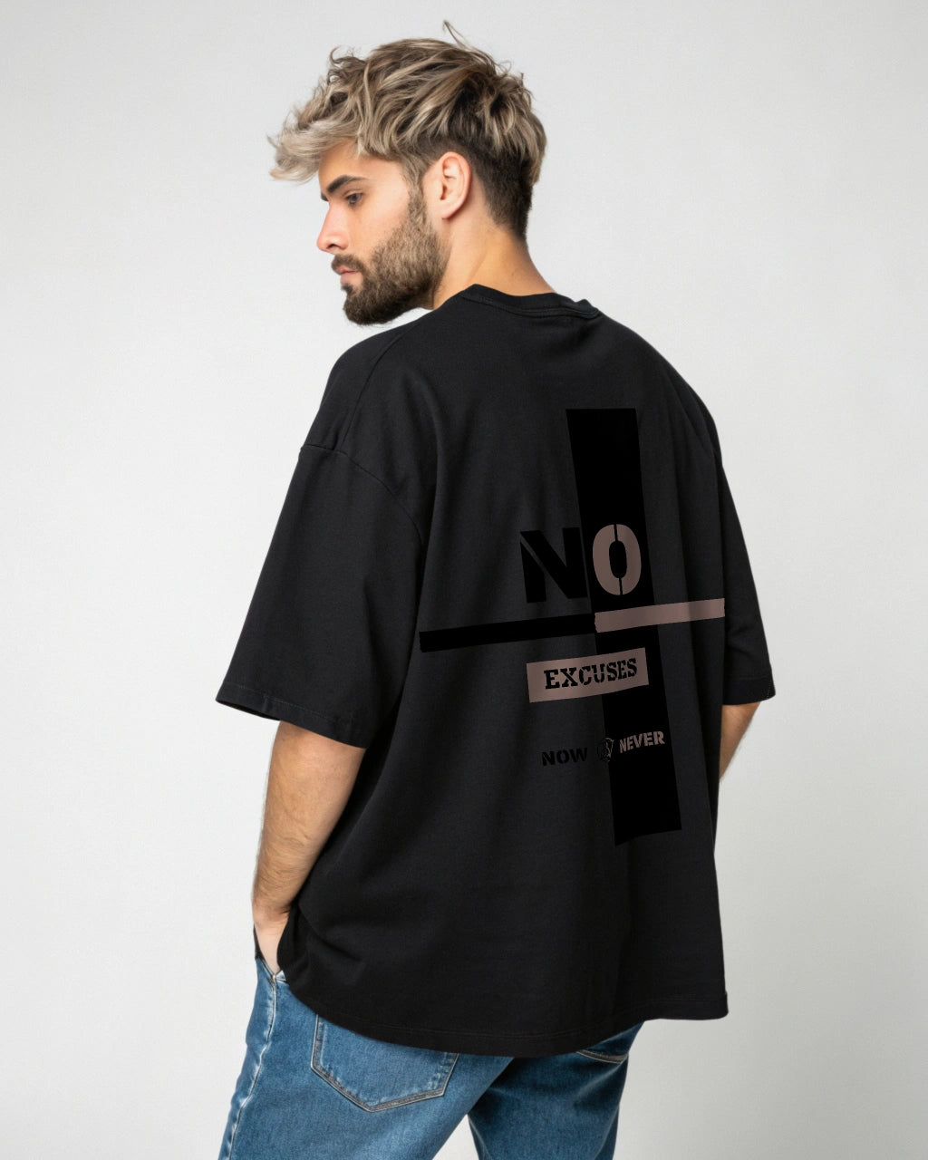 pink black design no excuses