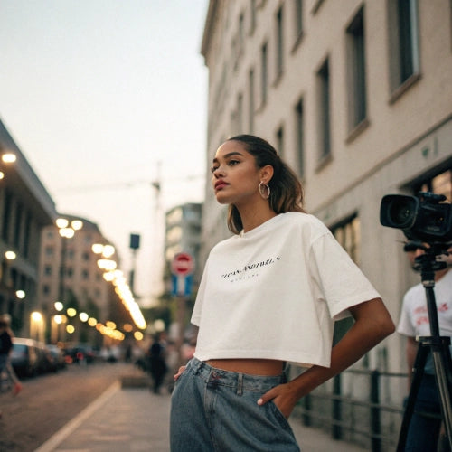 Oversize Crop Top