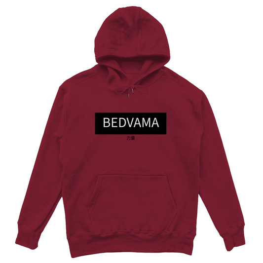 Oversized Hoodie in rot