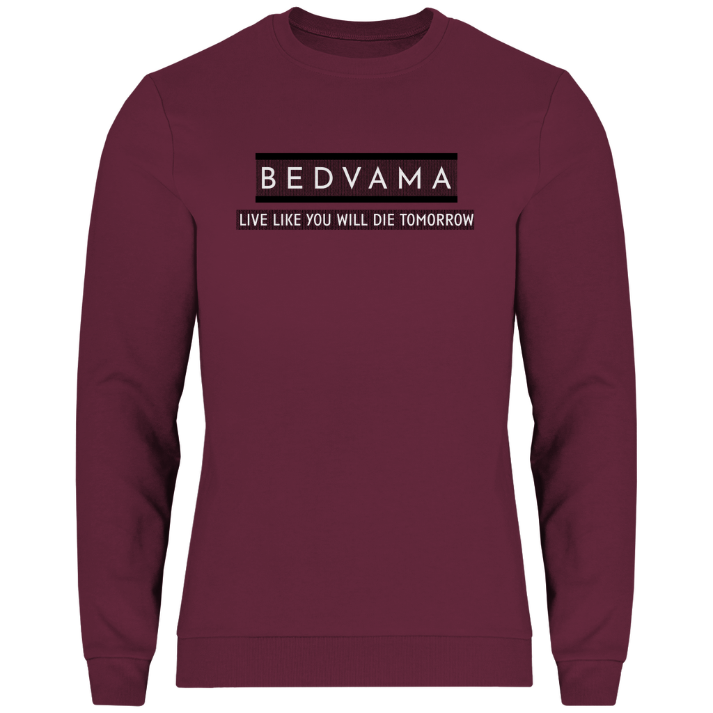 Rotes Herren Sweatshirt um Selbstbewusstsein zu stärken