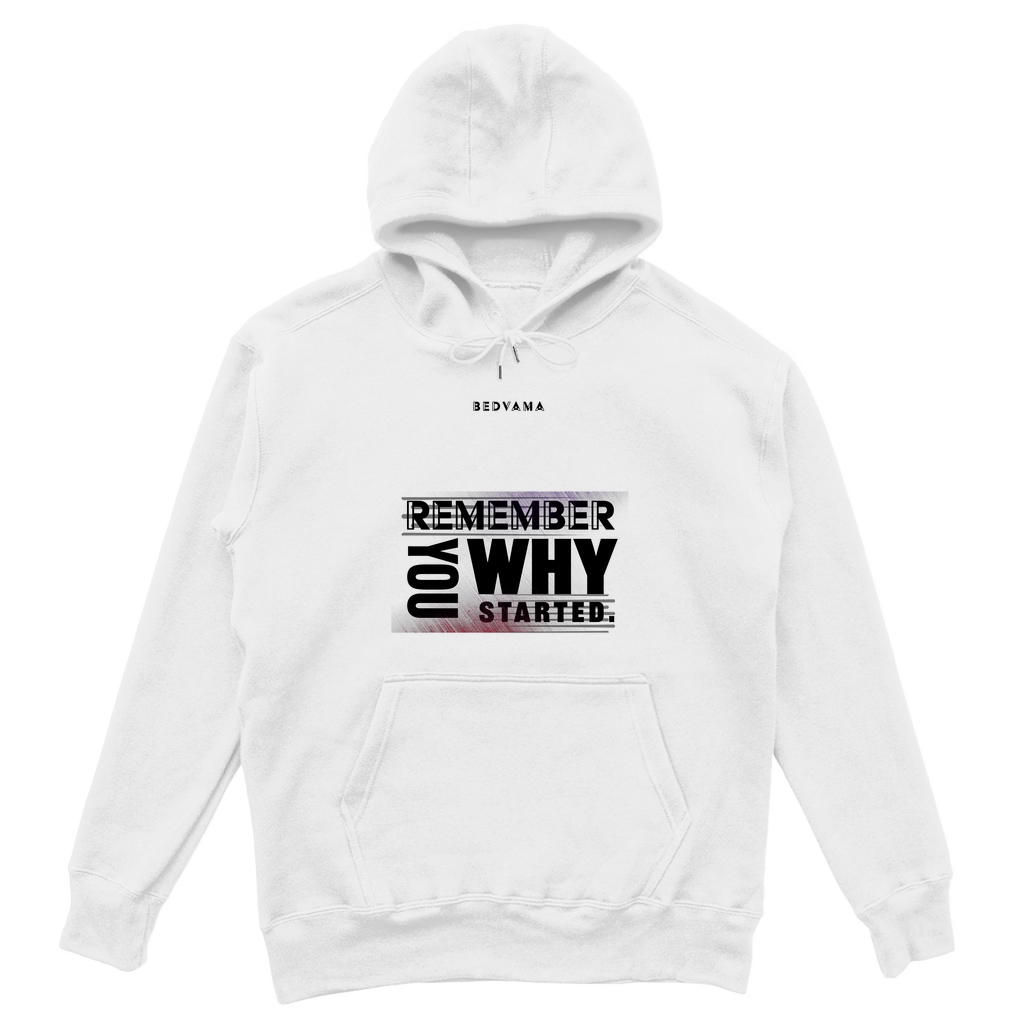 Unisex Oversize Hoodie in weiß