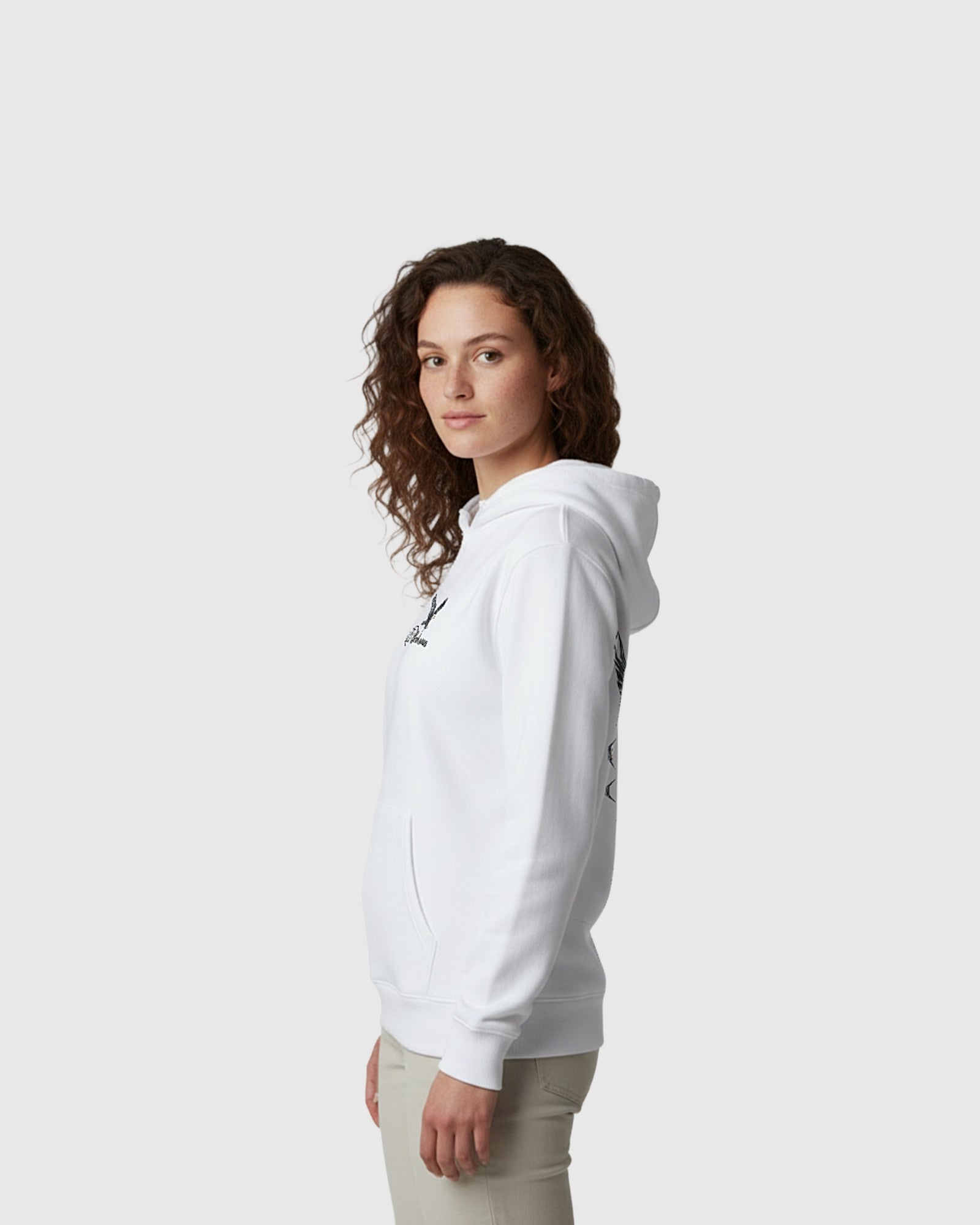 Damen Hoodie „Surround Yourself with Positivity and Watch Your Dreams Take Flight“