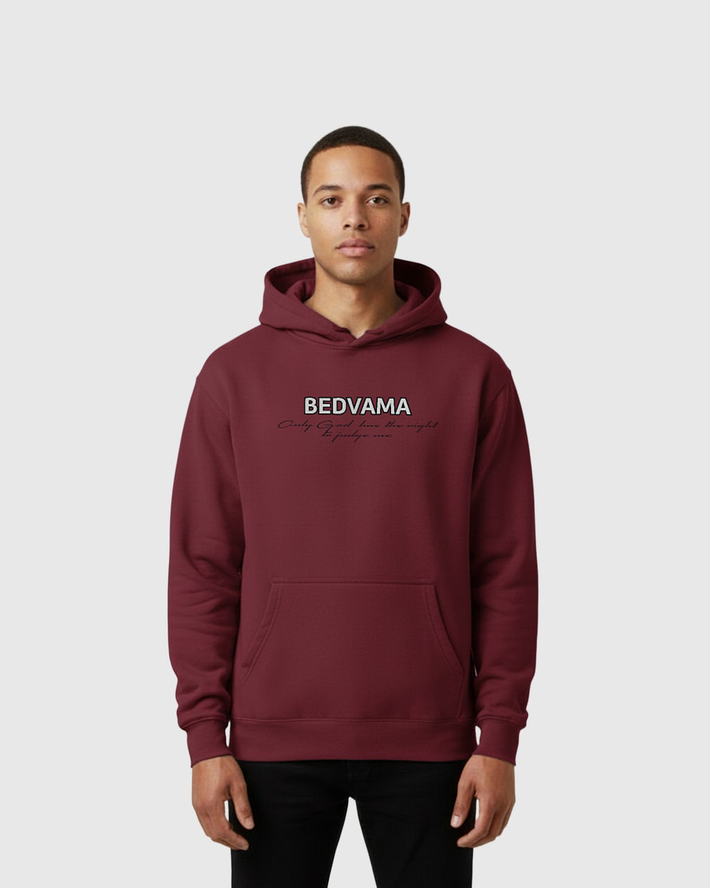 Herren Hoodie - Only God has the right to judge me