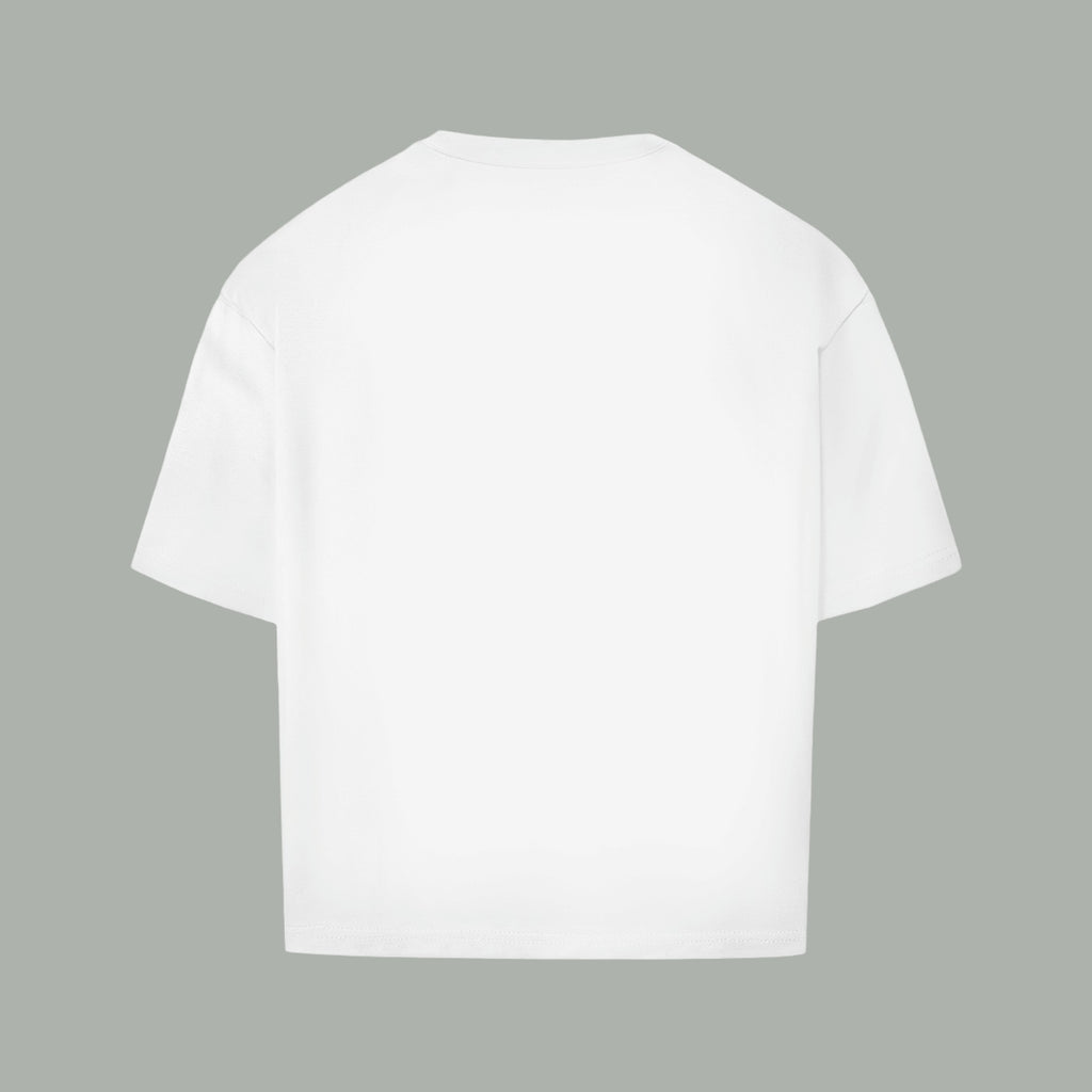 Streetwear oversize T-Shirt in weiß