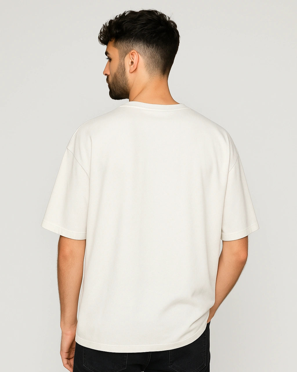 back view beast mode oversize t-shirt