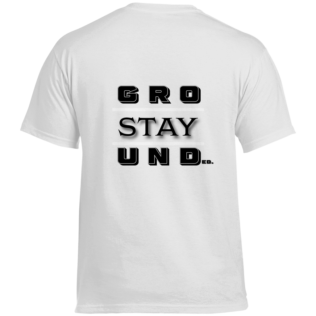 Bleib bodenständig Spruch auf T-Shirt