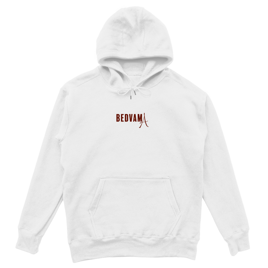 Designer Oversize Hoodie in weiß