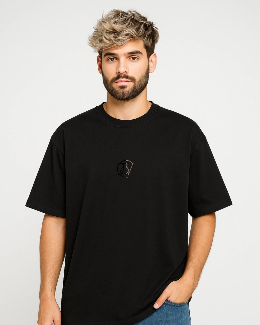 no excuses black oversize tshirt