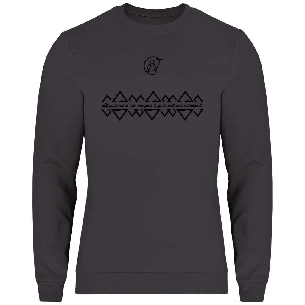 Herren Sweatshirt mit inspirierendem Spruch