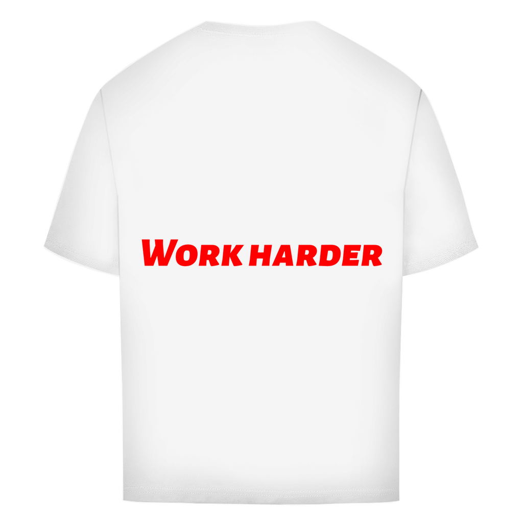 Hochwertiges Oversize T-Shirt in weiß