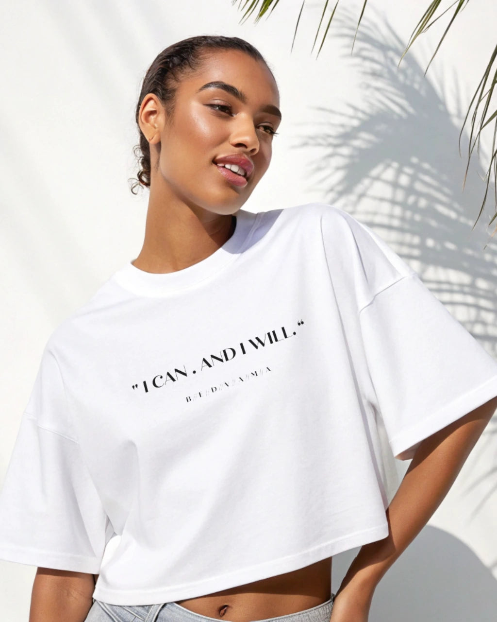 damen oversized croptop 