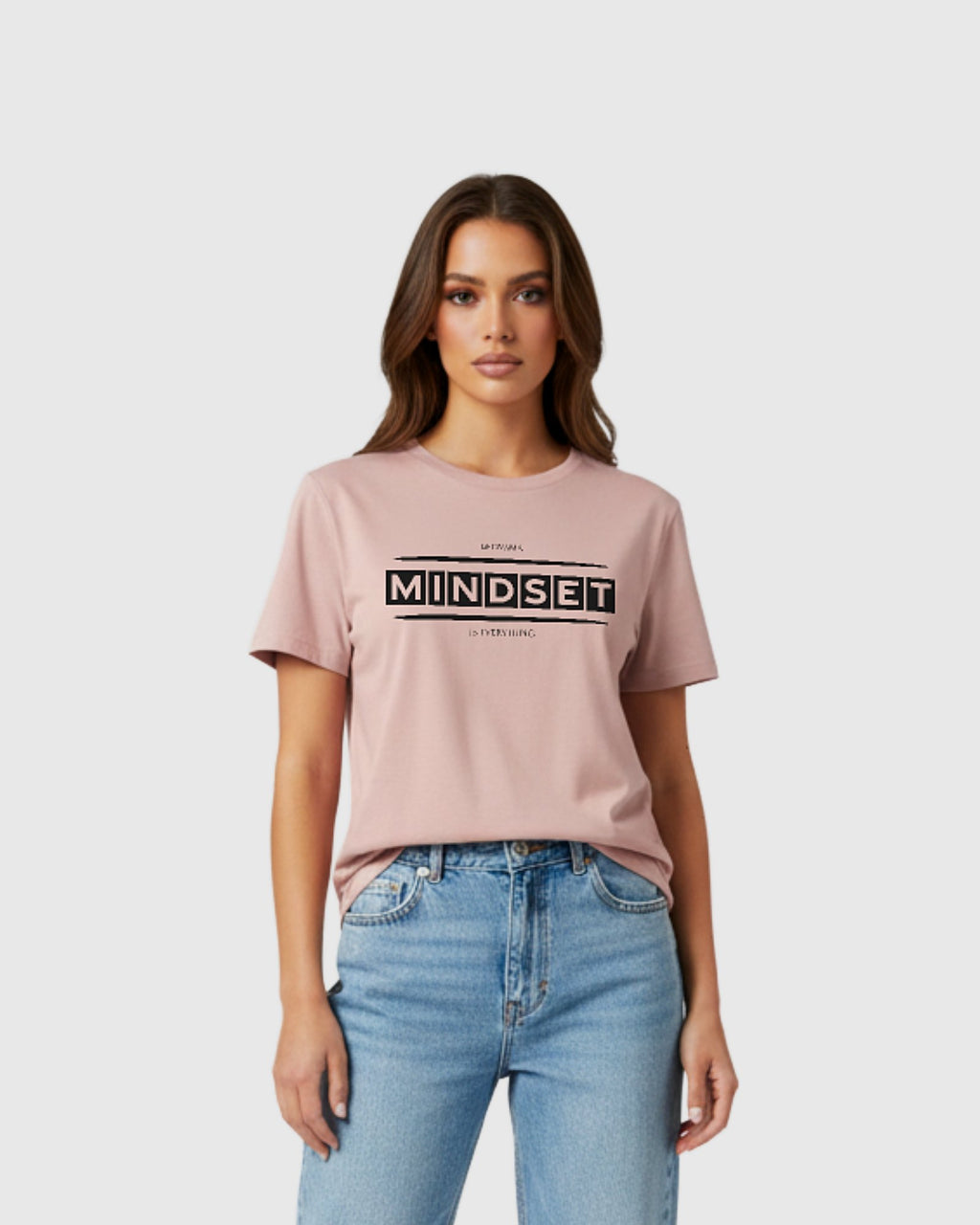 Bio Damen T-Shirt – Mindset is Everything | Bedvama