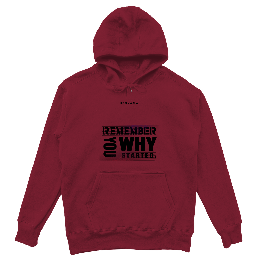 Oversize Hoodie mit State4ment in Rot 