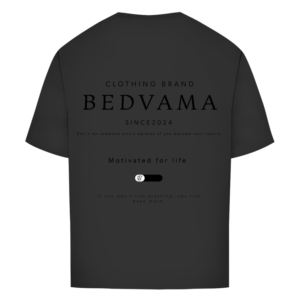 Oversize T-Shirt Streetstyle in schwarz