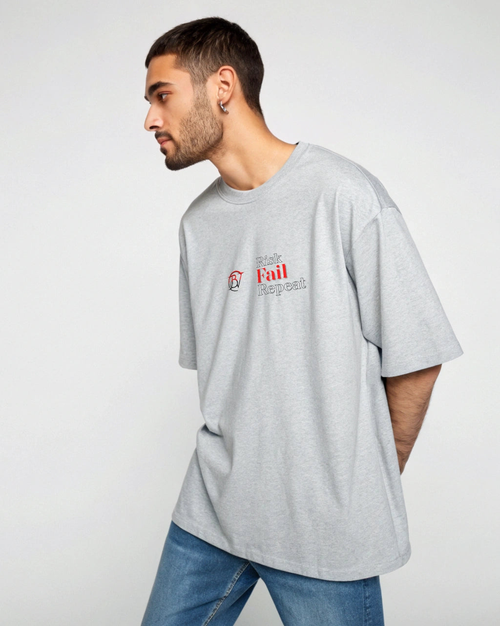 grey oversize tshirt 