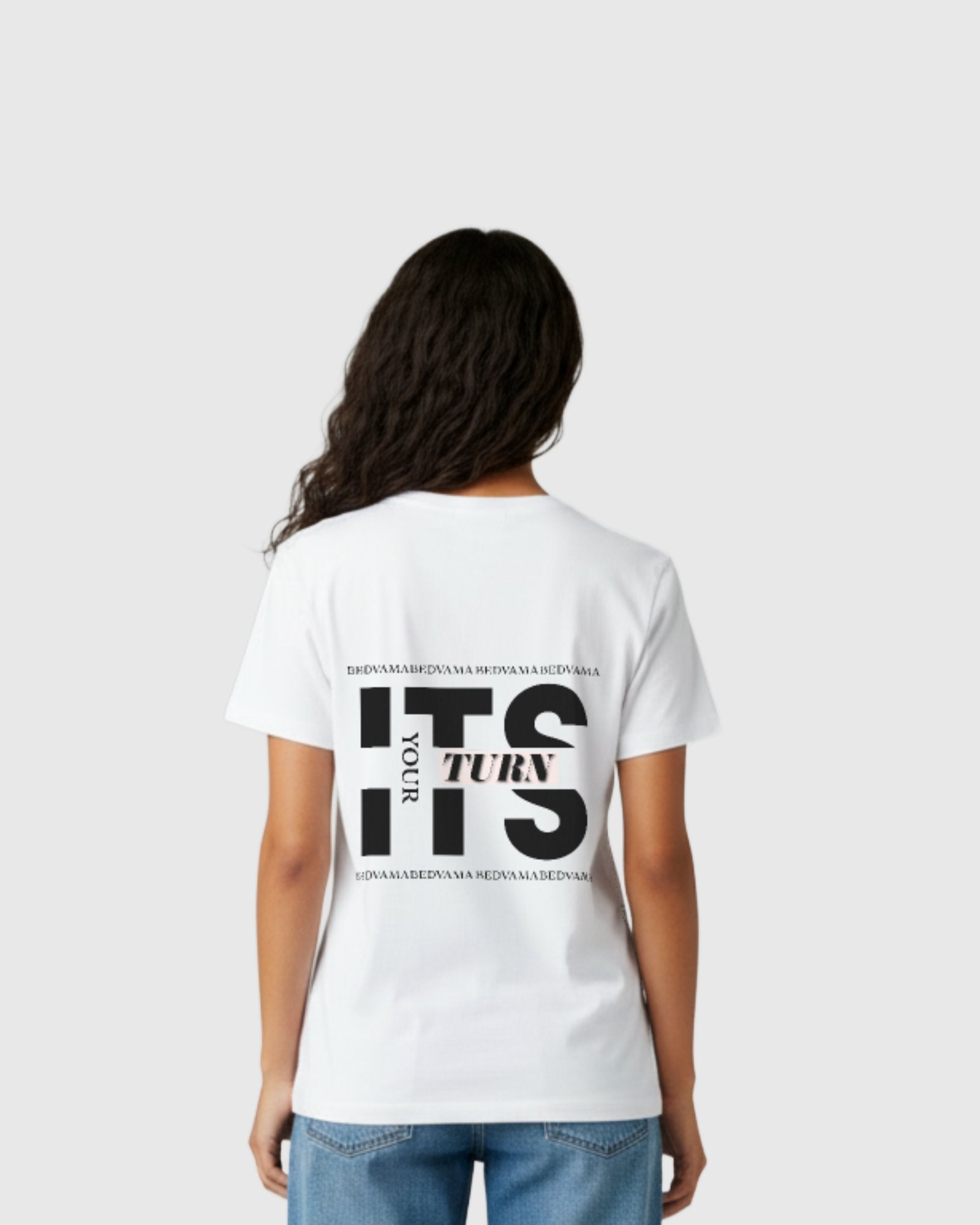 Bio Damen T-Shirt mit Statement – It's Your Turn | Nachhaltige Streetwear