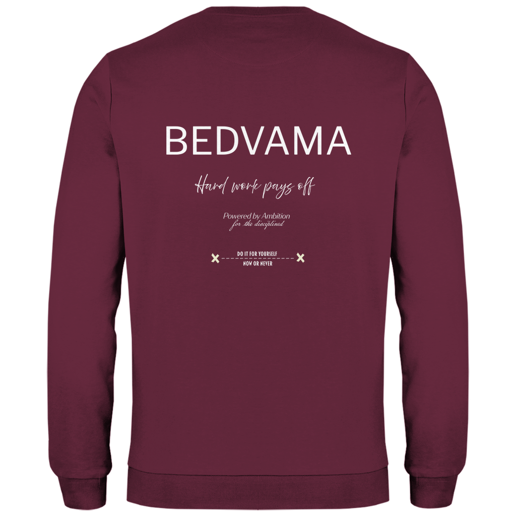 Rotes Herren Sweatshirt mit Erfolg als Spruch