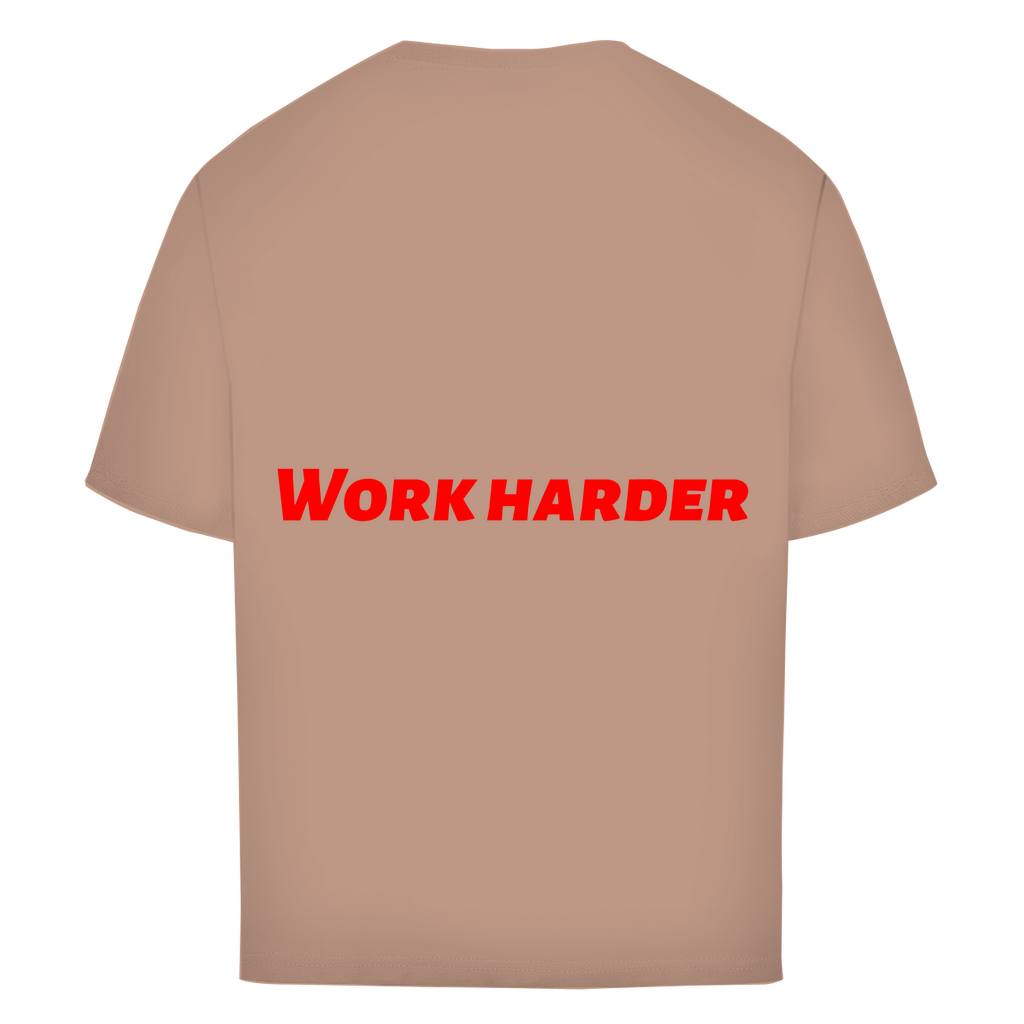 Zielstrebigkeit Print auf Oversize T-Shirt